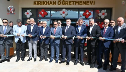 KIRIKHAN ÖĞRETMENEVİ HİZMETE GİRDİ