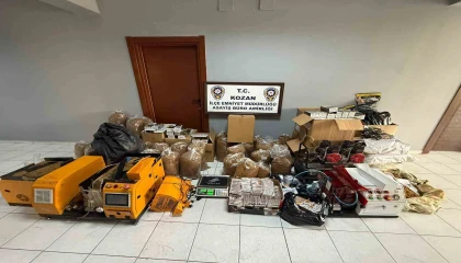 Kozanda kaçak tütün operasyonu