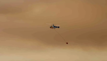 Kozanda orman yangını: 40 ev tahliye edildi, 3 uçak ve 9 helikopter havada