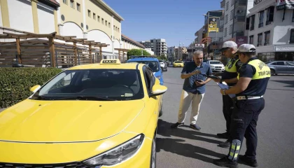 Mersinde 810 ticari taksi denetlendi, 280ine ceza kesildi