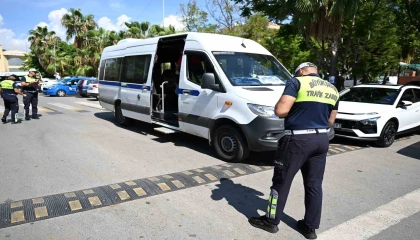 Mersinde okul servislerine sıkı denetim