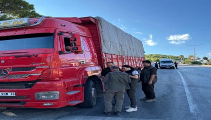 Mersinde orman suçlarına karşı yol kontrolü
