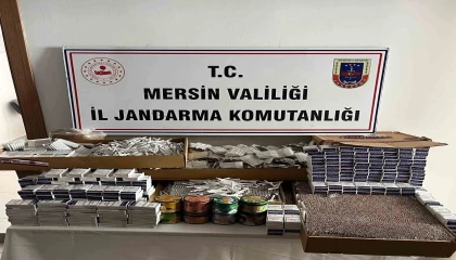 Mersinde sigara kaçakçılığı operasyonu: 32 bin 120 makaron ele geçirildi