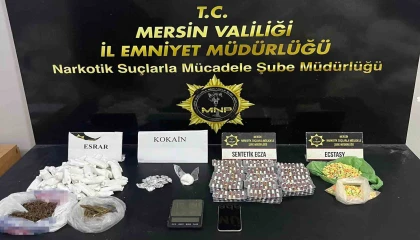 Mersinde uyuşturucu operasyonları: 5 tutuklama