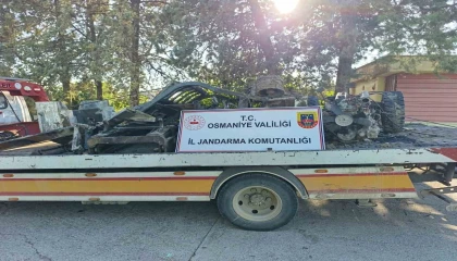 Osmaniyede çalınan forklift 168 saatlik kamera incelemesiyle bulundu: 3 tutuklama