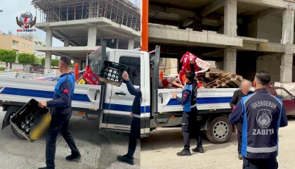 Tabelayı kurtarmak için Belediye başkanı akrabam dedi, zabıta geri adım atmadı