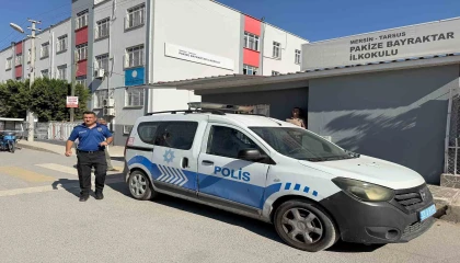 Tarsusta 1. sınıf öğrencisinin çantasından tabanca çıktı