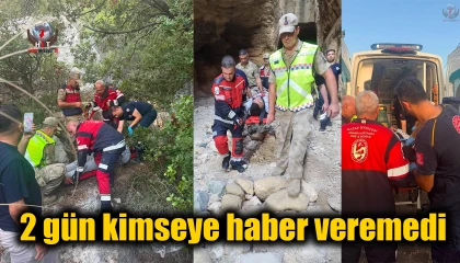 Taşa takılıp tarihi tünele düşen adam, telefonu yanında olmayınca 2 gün kimseye haber veremedi
