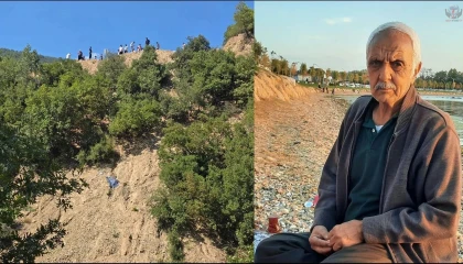 Uçurumdan yuvarlanan yaşlı motosiklet sürücüsü öldü