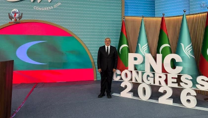 YAYMAN MALDİVLER’DE AK PARTİ ADINA TEMASLARDA BULUNDU