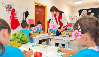 YÜREĞİMİZDEKİ IŞIK PROJESİYLE ÇOCUKLAR RENKLİ BİR ETKİNLİKTE BULUŞTU