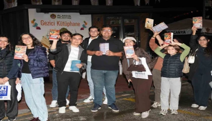 Alanyada kitapla dolu 10 gün