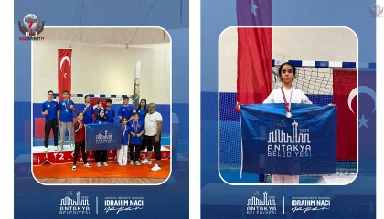 Antakya Belediyesi karate takımı 20 madalya kazandı