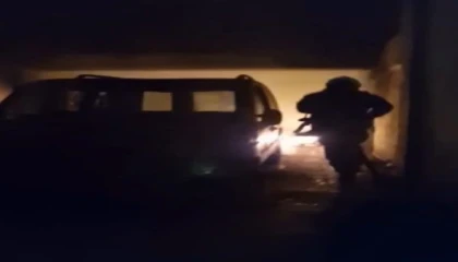 Antakyada metruk iş yerinde yangın çıktı