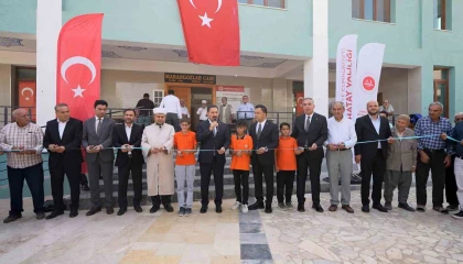 Asrın felaketinin ardından inşa edilen 137nci cami ibadete açıldı