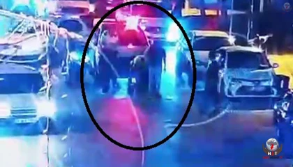 Boğazına yemek kaçan vatandaşın imdadına polis yetişti