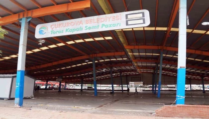 Çukurovada kapalı semt pazarları yenileniyor