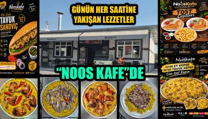 GÜNÜN HER SAATİNE YAKIŞAN LEZZETLER “NOOS KAFE’DE