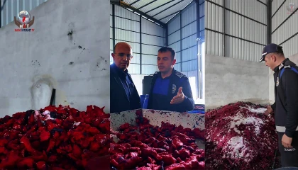 İhbar üzerine gidilen adreste mide bulandıran şartlarda gıda üretildiği ortaya çıktı