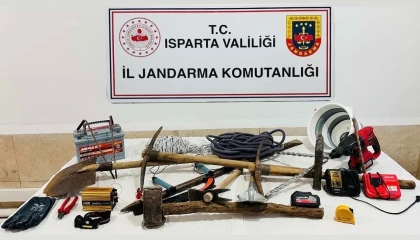 Ispartada tarihi eser operasyonları: 20 şüpheli hakkında adli işlem