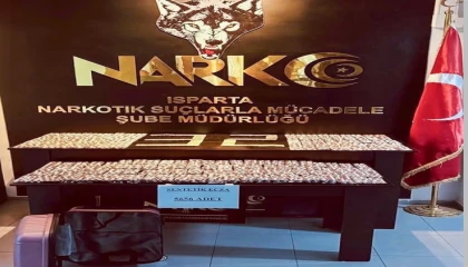 Ispartada uyuşturucu operasyonunda 2 şüpheli tutuklandı