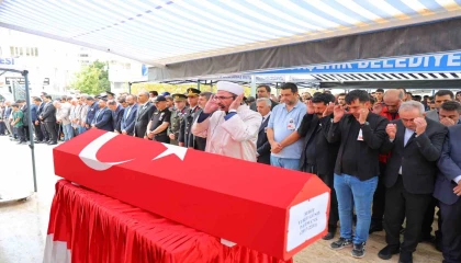Kahramanmaraşlı şehit Yusuf Güneş son yolculuğuna uğurlandı