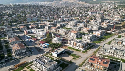 Kahramanmaraşta deprem izleri yerini yeni yapılara bıraktı