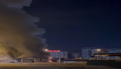 Kahramanmaraşta iş yeri yangını