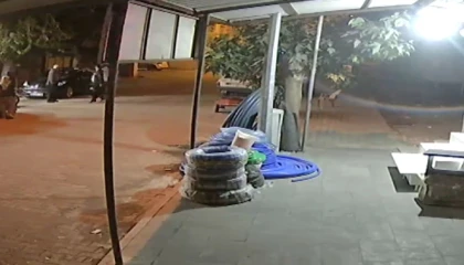 Kahramanmaraşta polis memurunun hayatını kaybettiği silahlı saldırı kamerada
