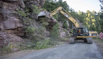 Mersinde 14 kilometrelik yayla yolu yenilendi