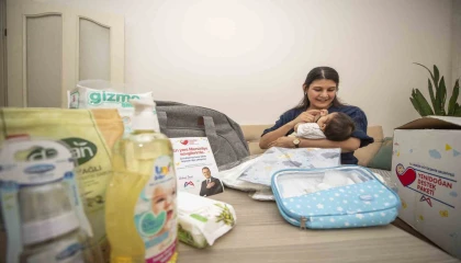 Mersinde 18 bin aileye ‘Hoş Geldin Bebek desteği
