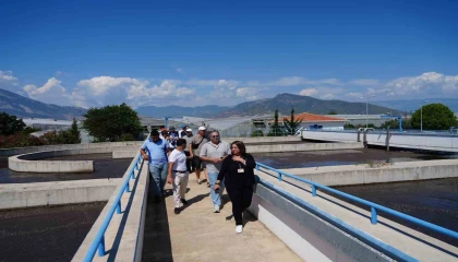 MESKİnin arıtma tesisinde Alman heyetten teknik inceleme