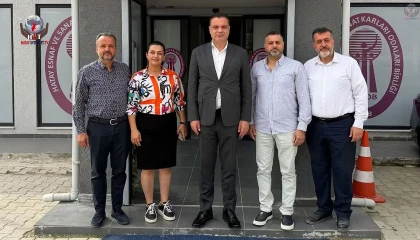 MOBİLYA İŞLETME SAHİPLERİNDEN BAŞKAN YILMAZ'A ZİYARET