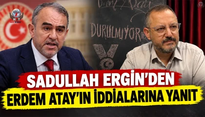 SADULLAH ERGİN, LONDRA’DAKİ TOPLANTIYA İLİŞKİN İDDİALARA YANIT VERDİ
