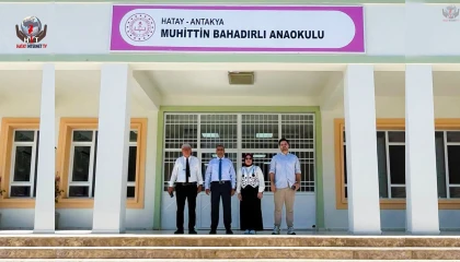 TECİMEN’DEN MUHİTTİN BAHADIRLI ANAOKULUNA ZİYARET
