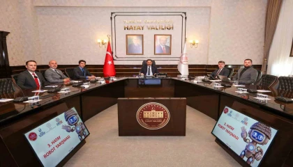 Vali Masatlı, HatayBOT Robot Yarışması hazırlıklarını değerlendirdi