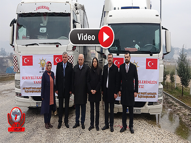 AK Parti Hatay'dan İdlib'e İnsani Yardım