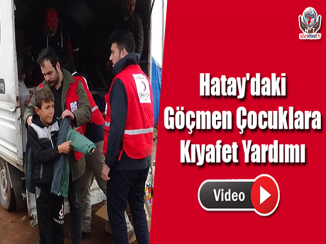 Hatay'daki Göçmen Çocuklara Kıyafet Yardımı