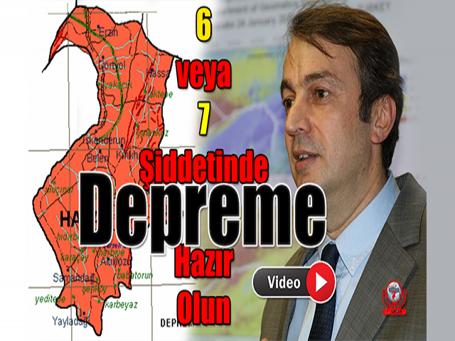 Hakan KUTOĞLU, Elazığ Depremi Hatay'a Kadar Olan İlleri Tetikler