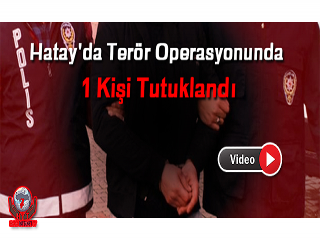 Hatay'da Terör Operasyonunda 1 Tutuklu