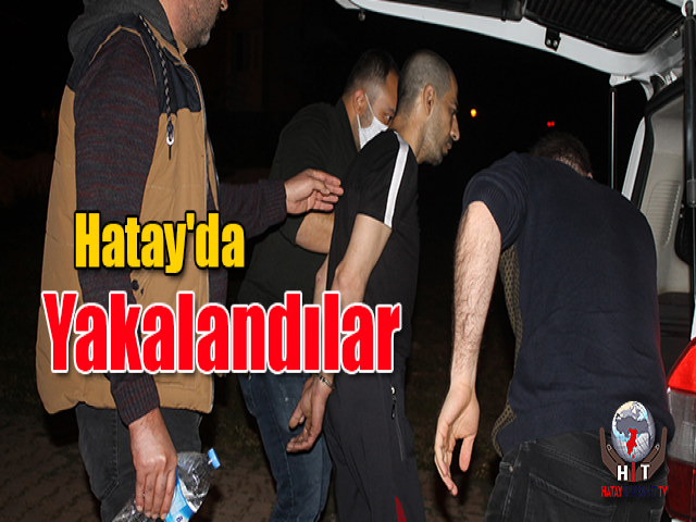 Hatay'da Yakalandılar