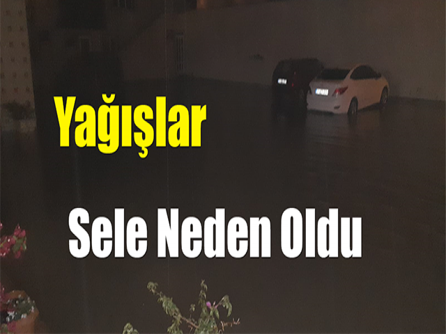 Yağışlar Hatay'ın O İlçesinde Sel Oldu