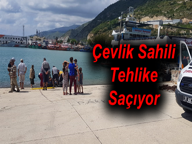 Çevlik Sahili Tehlike Saçıyor