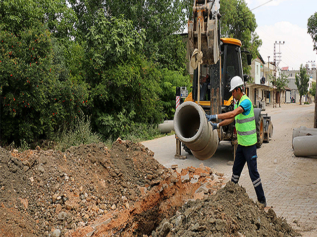 ESKİ ATIK SU HATLARI YENİLENİYOR