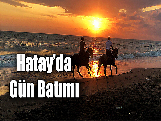 Hatay Samandağ’da Gün Batımı