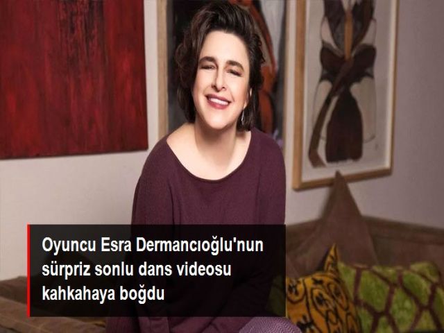 Esra Dermancıoğlu'nun sürpriz sonlu dans videosu