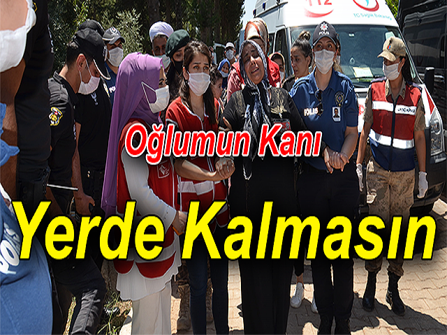 Şehidin Annesi: "Oğlumun kanı yerde kalmasın"