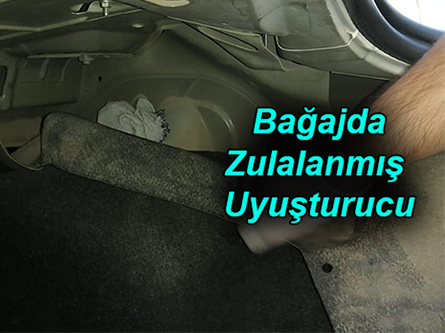 Hatay'da Otomobil Bağajında Uyuşturucu Ele Geçirildi