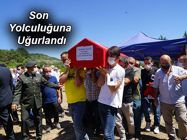 Hatay'da Şehit Olan Asker Son Yolculuğuna Uğurlandı