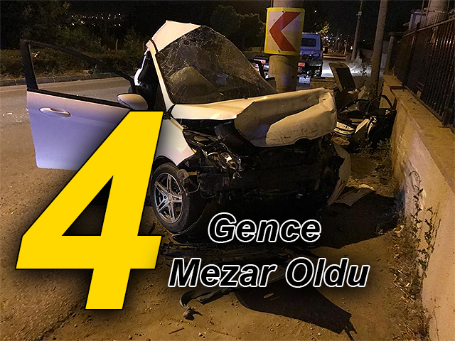 Hatay'lı Gencin Olduğu Araç 4 Gence Mezar Oldu